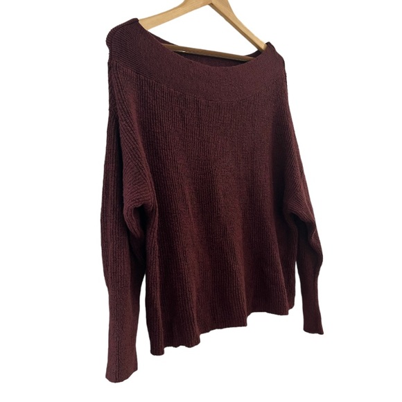 Free People off shoulder sweater. - Picture 3 of 6